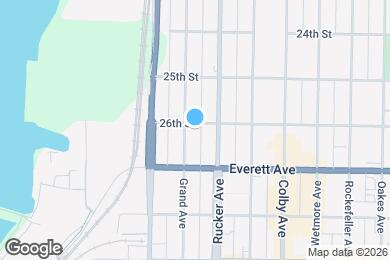 Map image of the property - 2601 Grand Ave