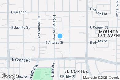 Map image of the property - 419 E Alturas St