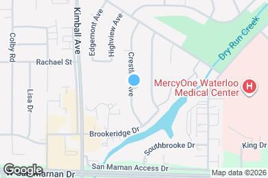 Map image of the property - 2787 Crestline Ave