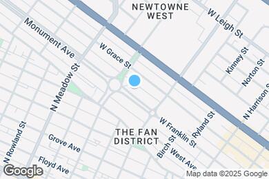 Map image of the property - 1630 Monument Ave