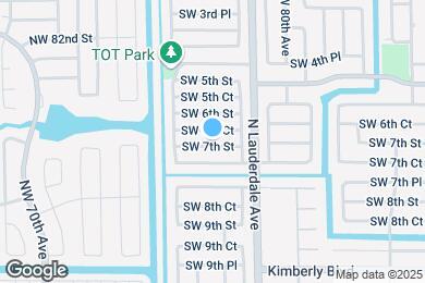 Map image of the property - 8171 SW 7th St