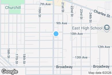 Map image of the property - 1114 20th St