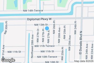 Map image of the property - 1154 NW 27th Ave