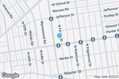 Map image of the property - 1624 N Felton St