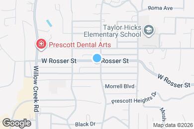 Map image of the property - 705 W Rosser St