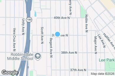 Map image of the property - 3851 Quail Ave N