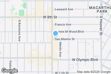 Map image of the property - 2877 San Marino St