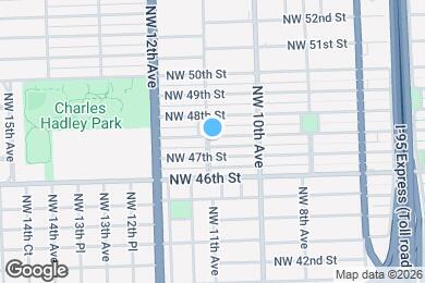 Map image of the property - 4717 NW 11th Ave