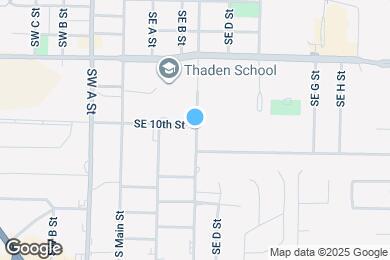 Map image of the property - 904 SE H St