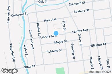 Map image of the property - 112 Library Ave