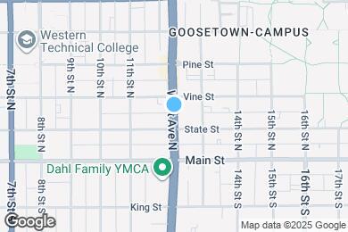 Map image of the property - 208 West Ave