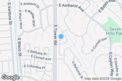 Map image of the property - 2876 S Tower Way