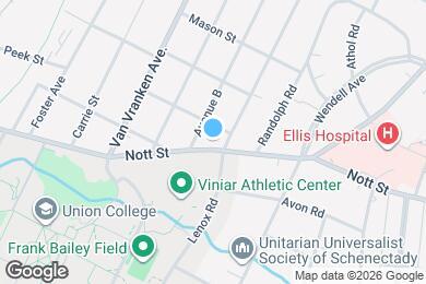 Map image of the property - 913 Nott St