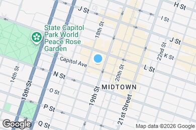 Map image of the property - 1813 Capitol Ave
