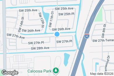 Map image of the property - 1096 SW 27th Ave