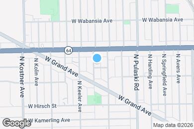 Map image of the property - 1525 N Kedvale Ave