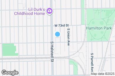 Map image of the property - 7344 S Emerald Ave