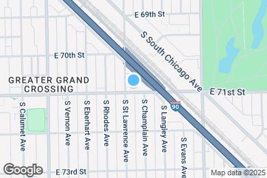 Map image of the property - 610 E 71st St