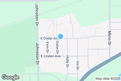Map image of the property - 805 E Cedar Ave