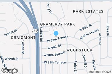 Map image of the property - 10100 W 97th Terrace