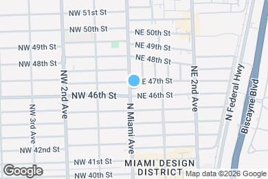 Map image of the property - 4615 N Miami Ave