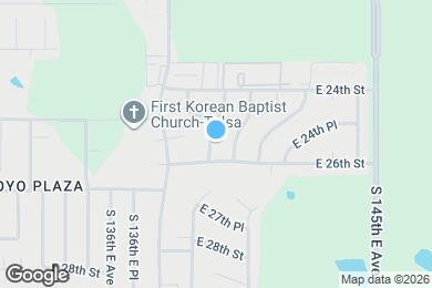 Map image of the property - 2449 S 139th E Ave