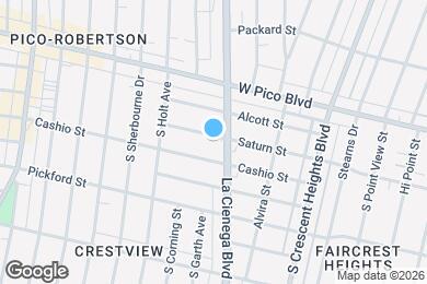 Map image of the property - 8512 Saturn St