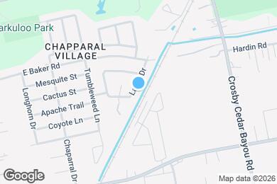 Map image of the property - 4313 Lariat Dr