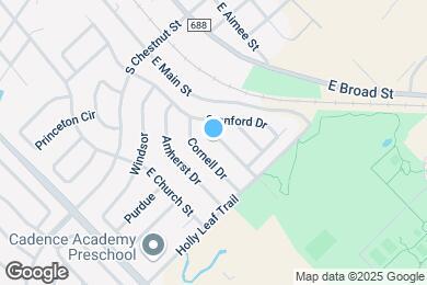 Map image of the property - 206 Centenary Dr