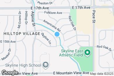 Map image of the property - 566 E 16th Ave