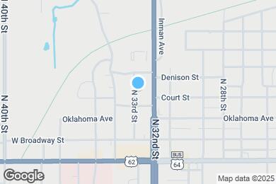 Map image of the property - 316 N 33rd St