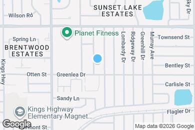 Map image of the property - 1813 East Dr