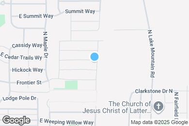 Map image of the property - 2440 E Surry Way