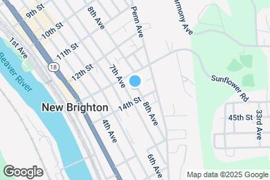 Map image of the property - 1320 8th Ave
