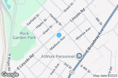 Map image of the property - 1701 Madison Ave