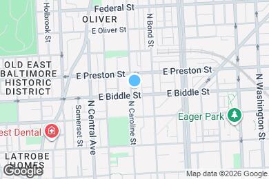 Map image of the property - 1209 N Caroline St