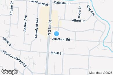 Map image of the property - 520 Jefferson Rd