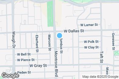 Map image of the property - 1112 Columbus St