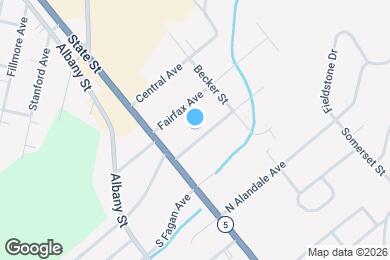 Map image of the property - 33 N Amherst Ave