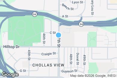 Map image of the property - 1022 47th St