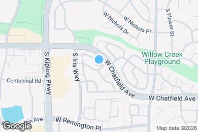 Map image of the property - 9686 W Chatfield Ave