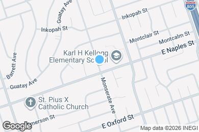 Map image of the property - 1087 Monserate Ave