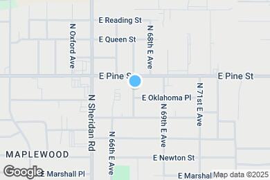 Map image of the property - 1435 N 67th East Ave