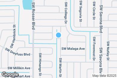 Map image of the property - 3150 SW Martin St