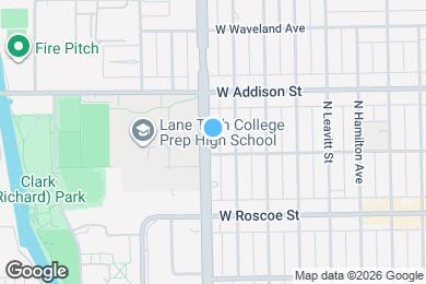 Map image of the property - 3511 N Western Ave