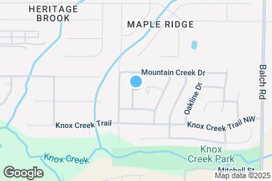 Map image of the property - 108 Lazy Willow Way NW