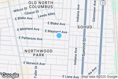 Map image of the property - 218 E Patterson Ave