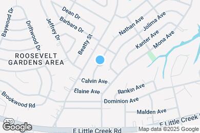 Map image of the property - 8116 Nathan Ave