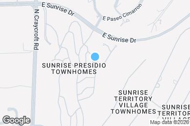 Map image of the property - 5342 N Camino De La Culebra