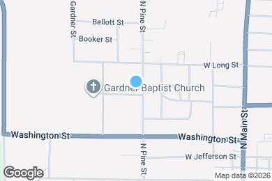 Map image of the property - 603 N Pine St